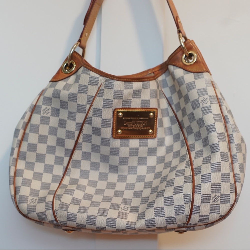Louis Vuitton Galliera Shoulder Bag PM Damier Azur Canvas
